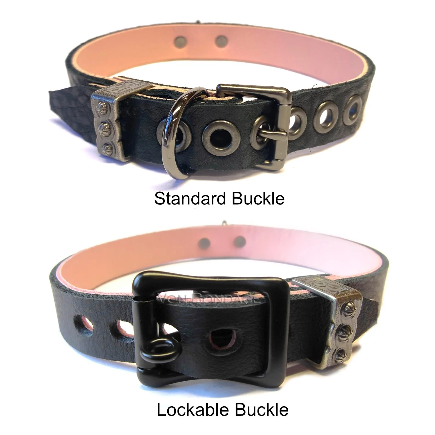 buckle options for bdsm collars
