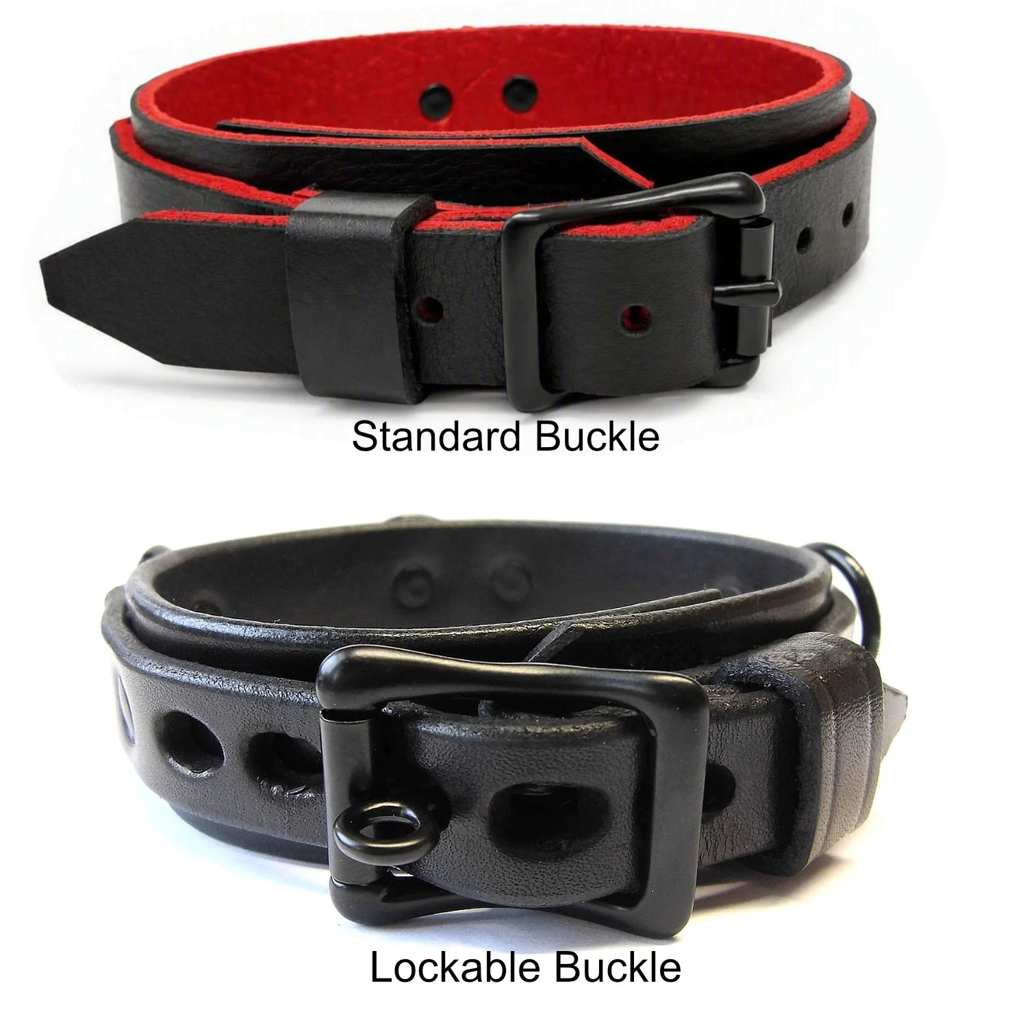 buckle option for von bondage collars