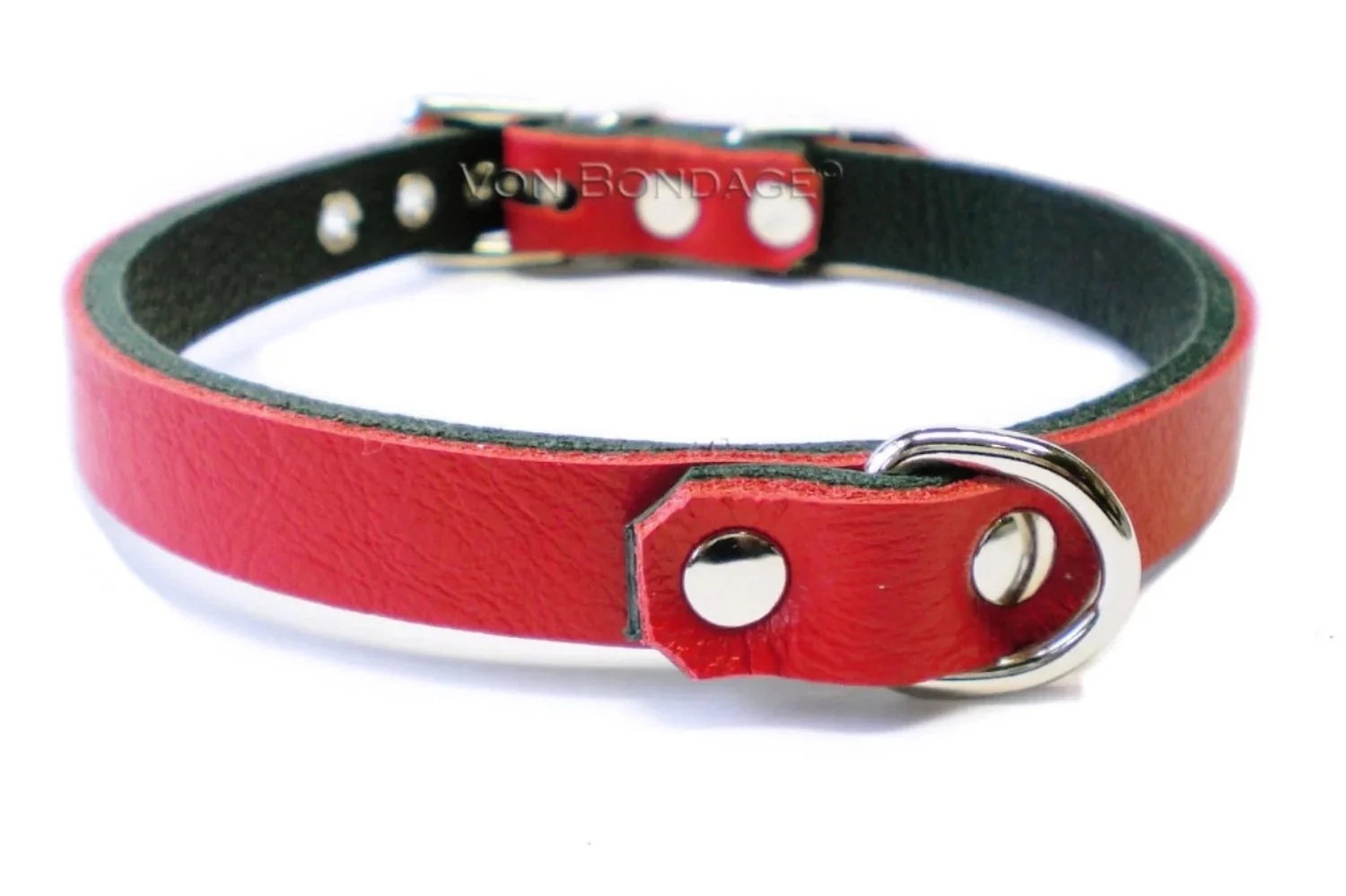 .5+Red+Leather+Day+Collar+with+Tiny+Dee+Ring.jpg