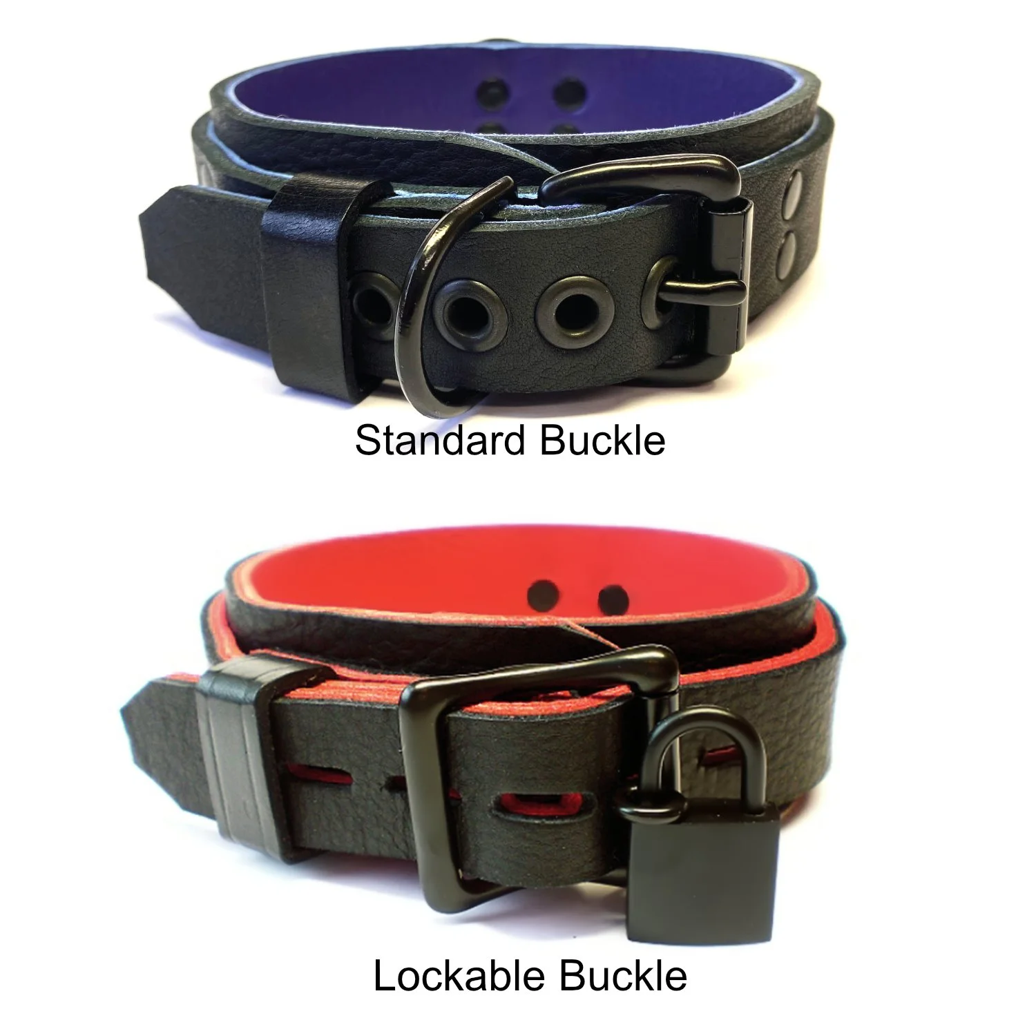 buckle options for bdsm collars