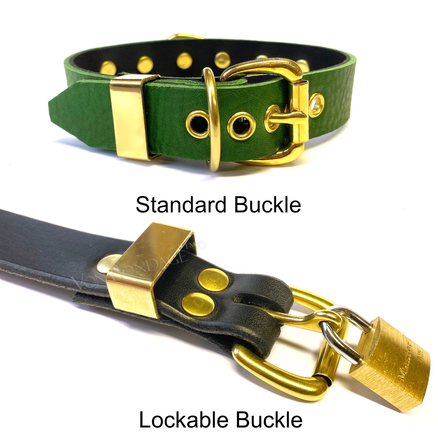 buckle options for bdsm collar