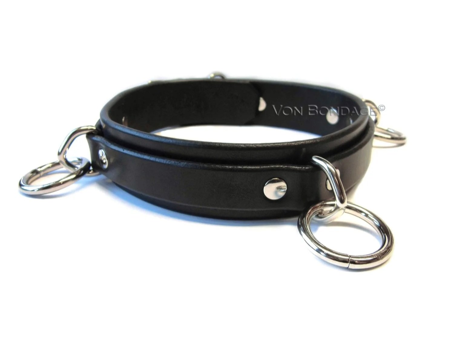1.25+Black+Latigo+Narrow+slave+Collar+with+Triple+Small+Bondage+Rings.jpg