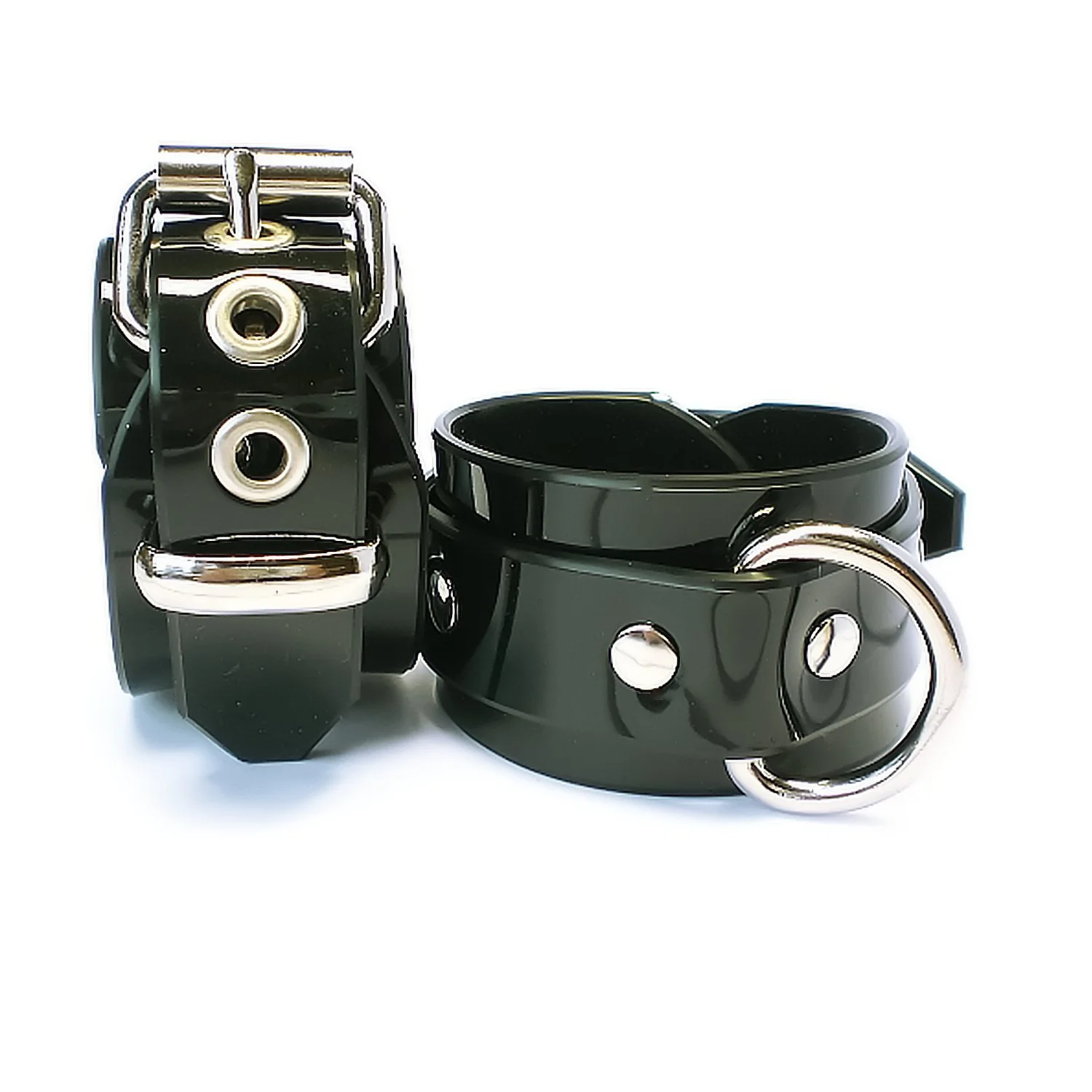 Vegan PVC BDSM Restraints - 1" Dee Rings