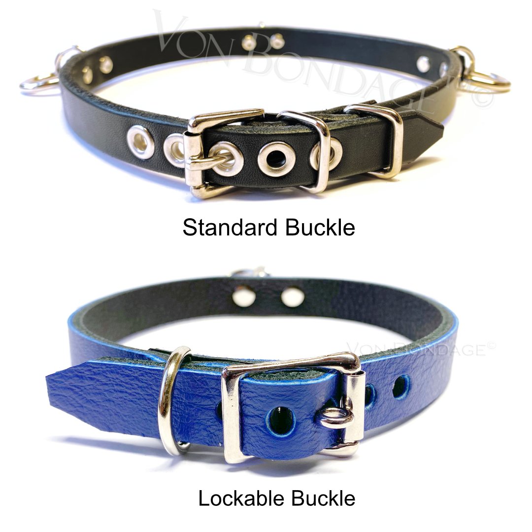 buckle choices on slave collar