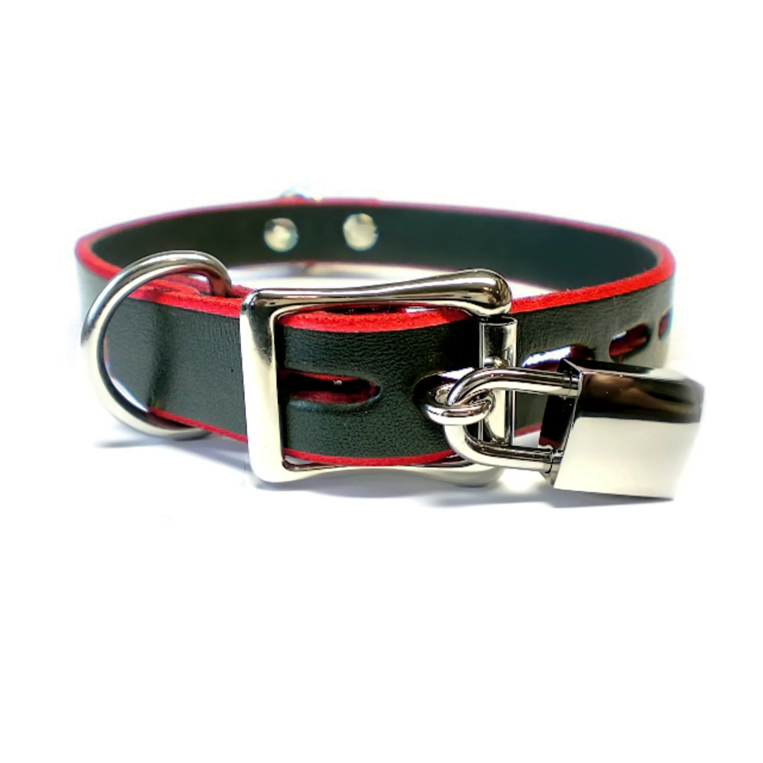 lockable buckle on von bondage collar