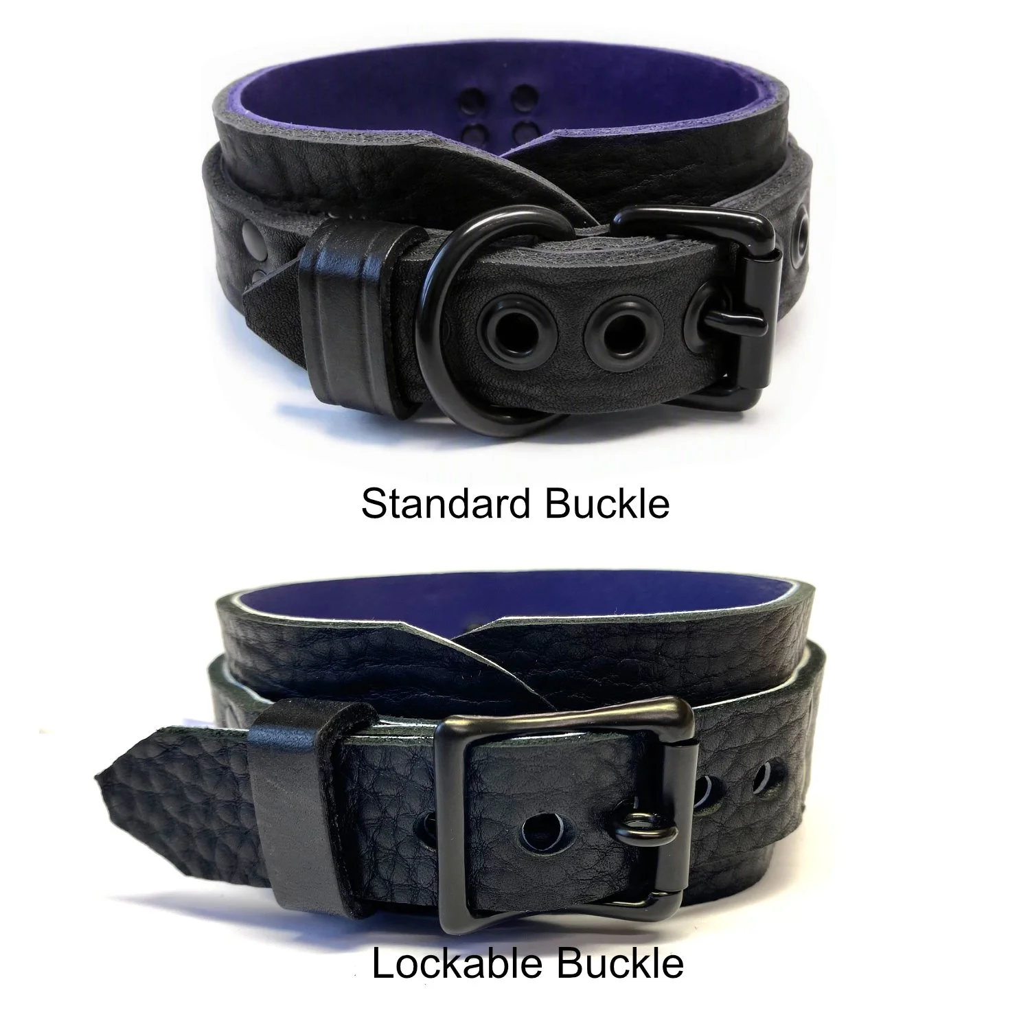 buckle options for von bondage collars