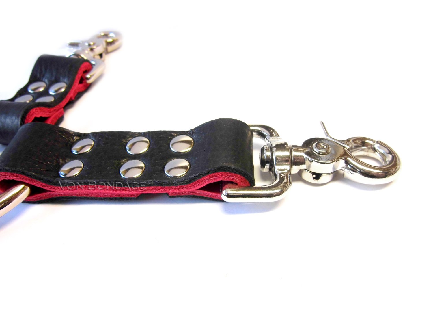 3-way Leather Bondage Device for Hogtie play, 13