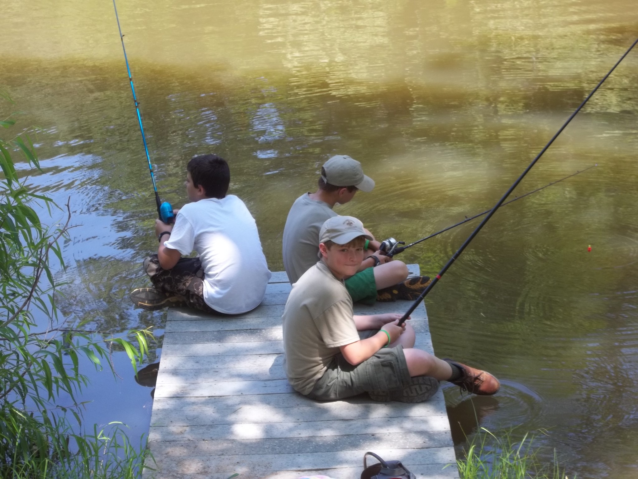 Fishing at Lake Bob Justice