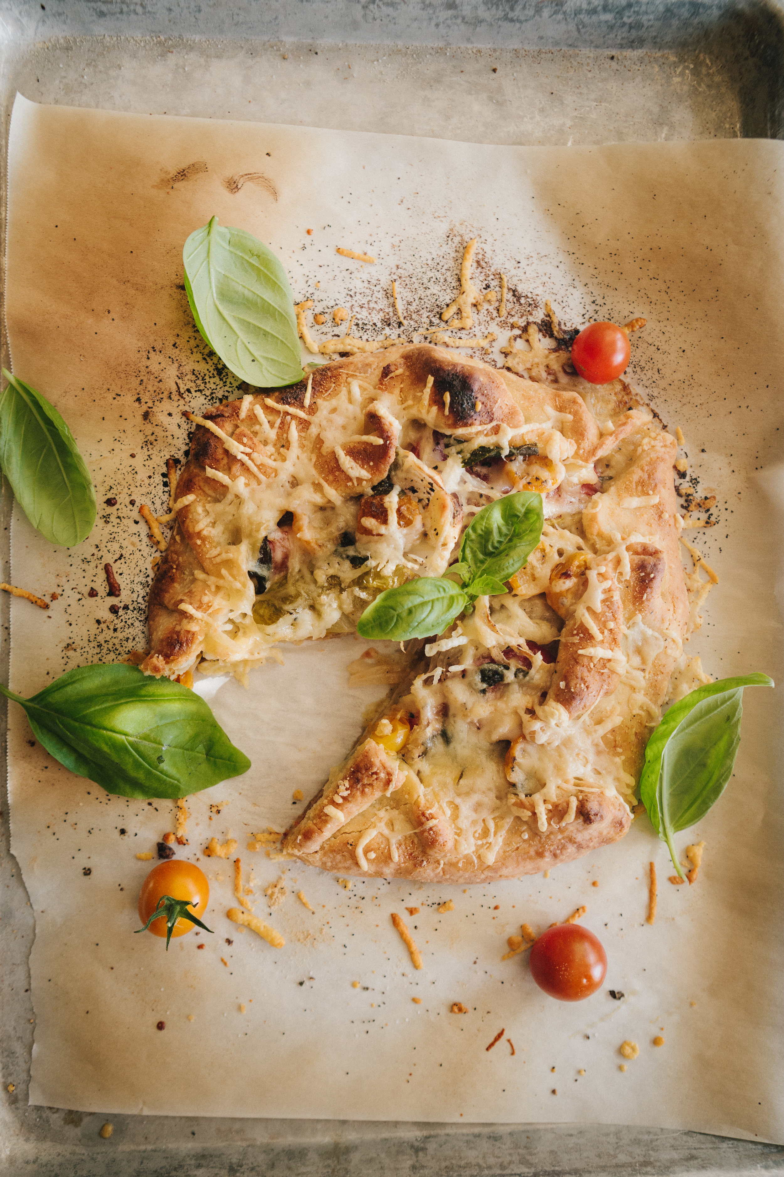 Heirloom Tomato/Onion Galette