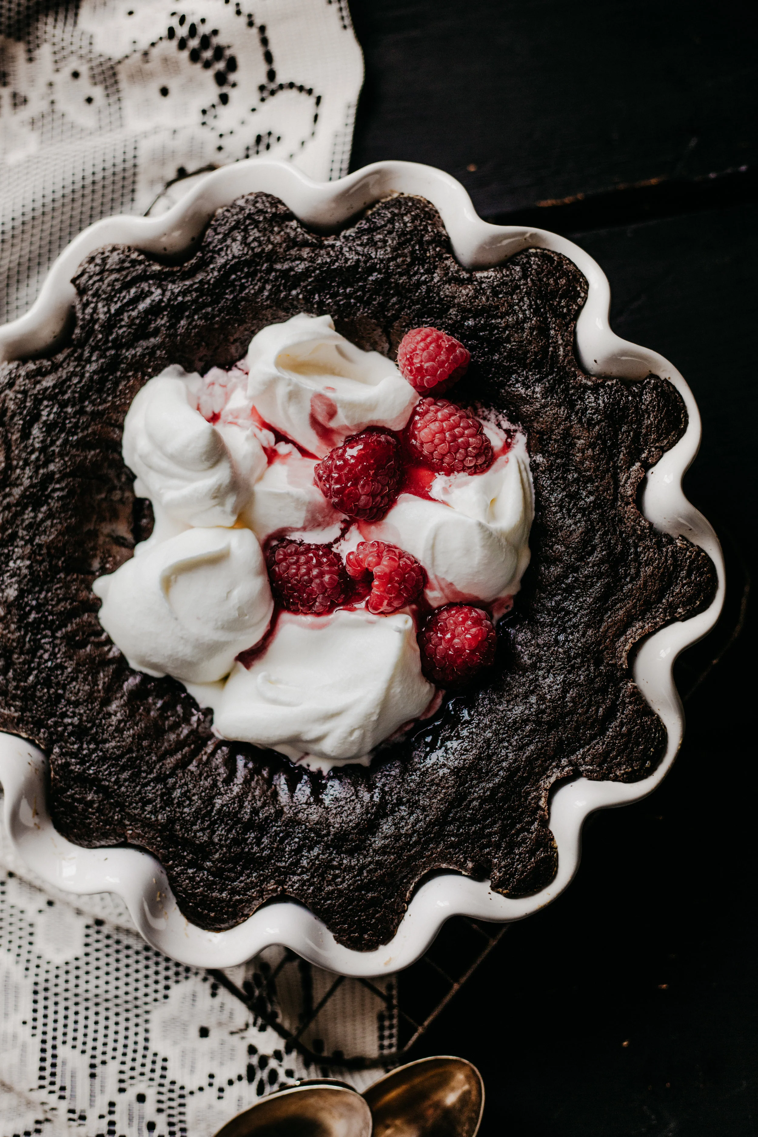 Rich Dark Chocolate Spoon Cake — Rustic. Joyful. Food.