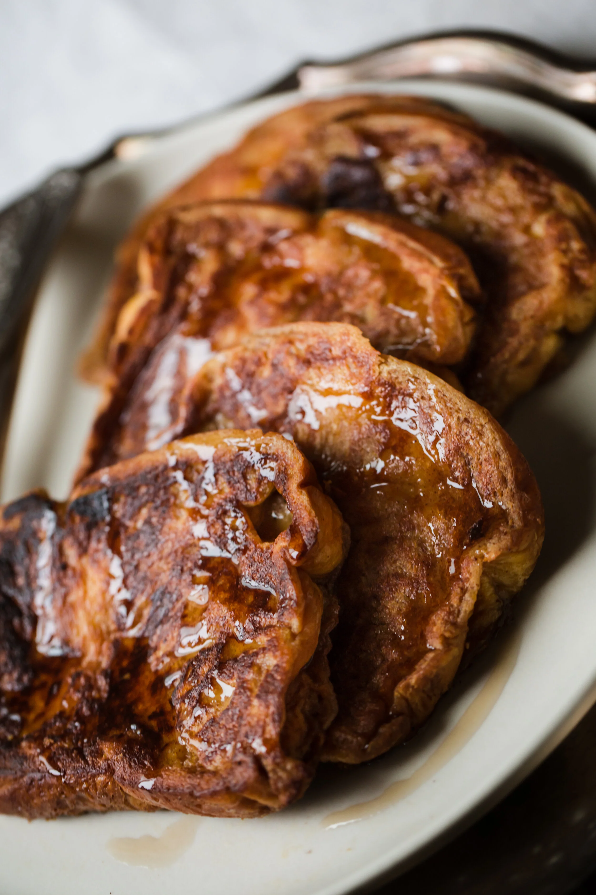 Gingerbread Custard Brioche French Toast — Rustic. Joyful. Food.
