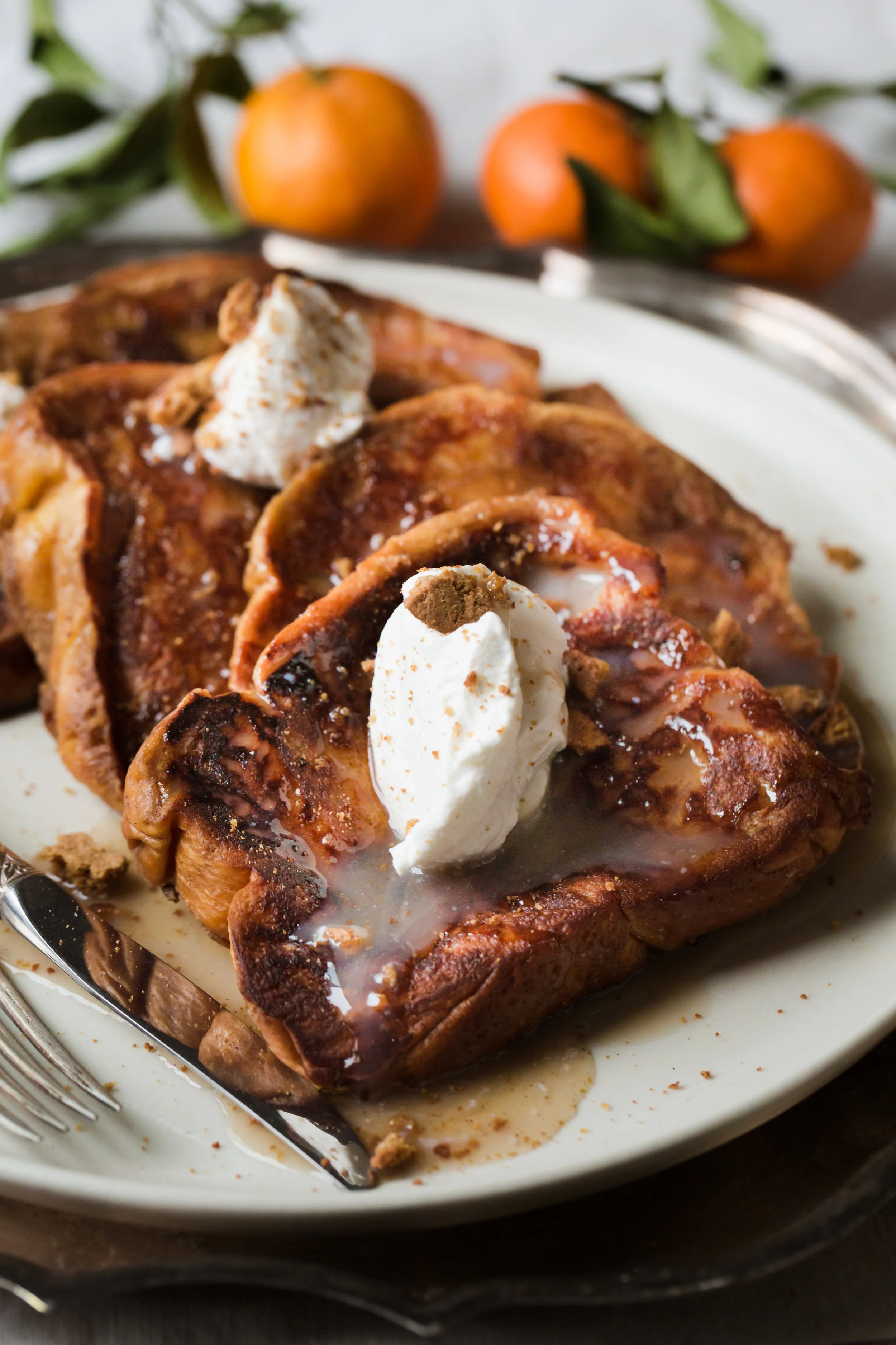 Gingerbread Custard Brioche French Toast — Rustic. Joyful. Food.