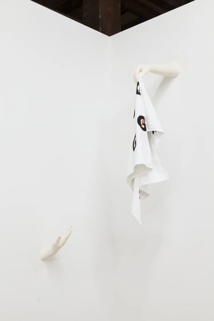 Better Luck Next Time 2013 Plaster and towel Dimensions variable