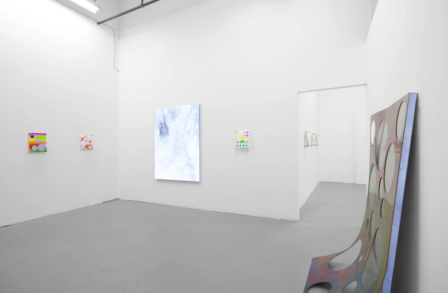 Installation view with Parker Ito At Tomorrow Gallery Toronto, CN 
