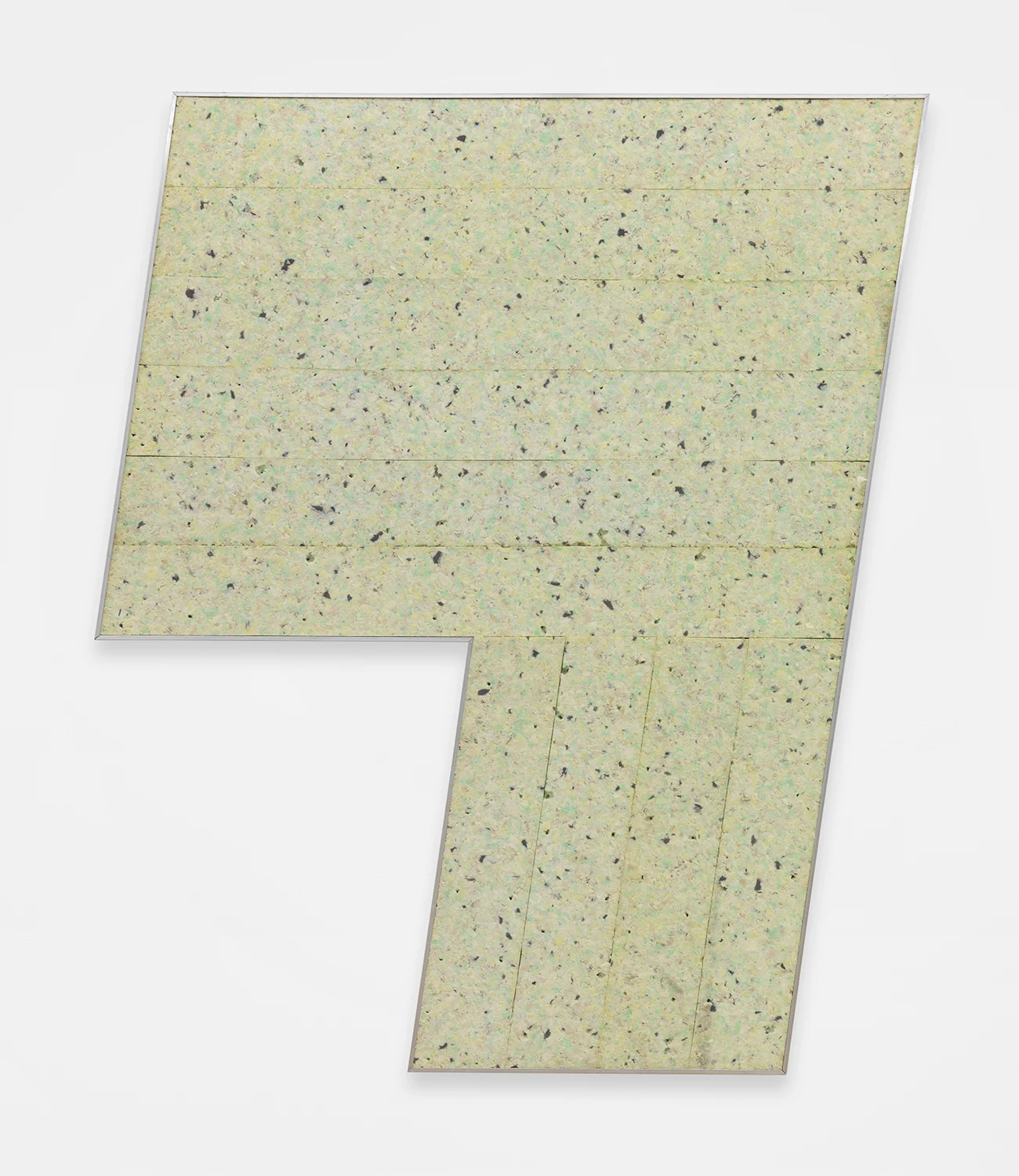 Epitome 2014 Re-bonded foam, aluminum, wooden panel 50 x 39.5 inches
