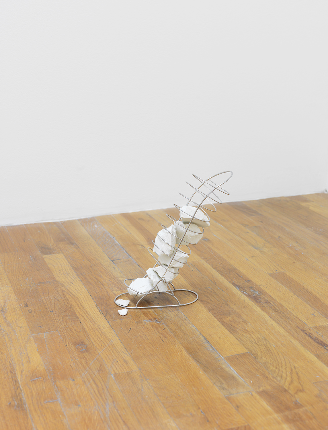 Carson Fisk-Vittori Open-air weather calibration (detail) , 2014 Ceramic tiles, inkjet transfers, negative-ion car air filters, metal commodity dispensers, zeolite rocks, styrofoam spheres, glass thermometer, glass barometer Dimensions variable