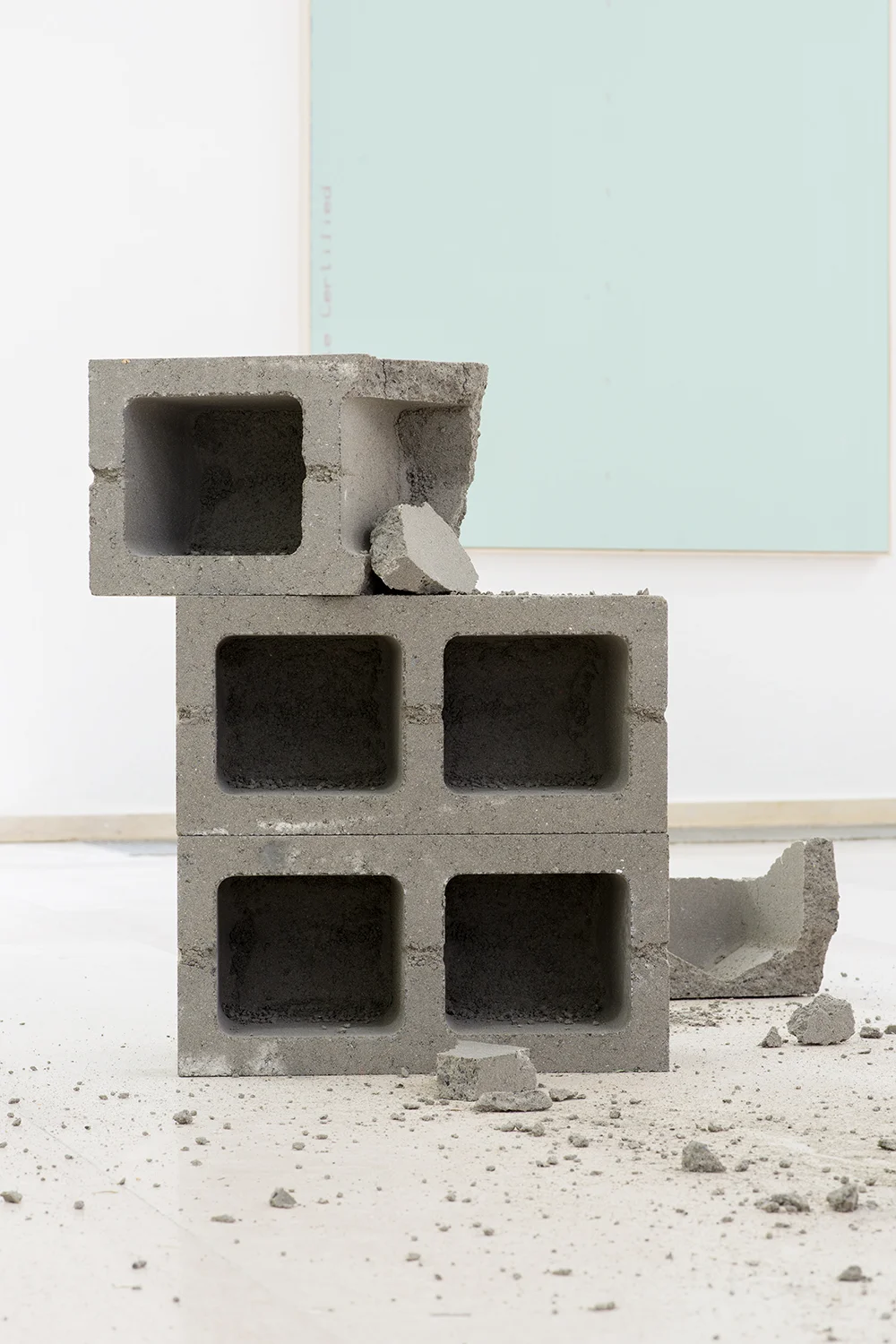 Dylan Lynch Untitled , 2014 Cinder blocks Dimensions variable