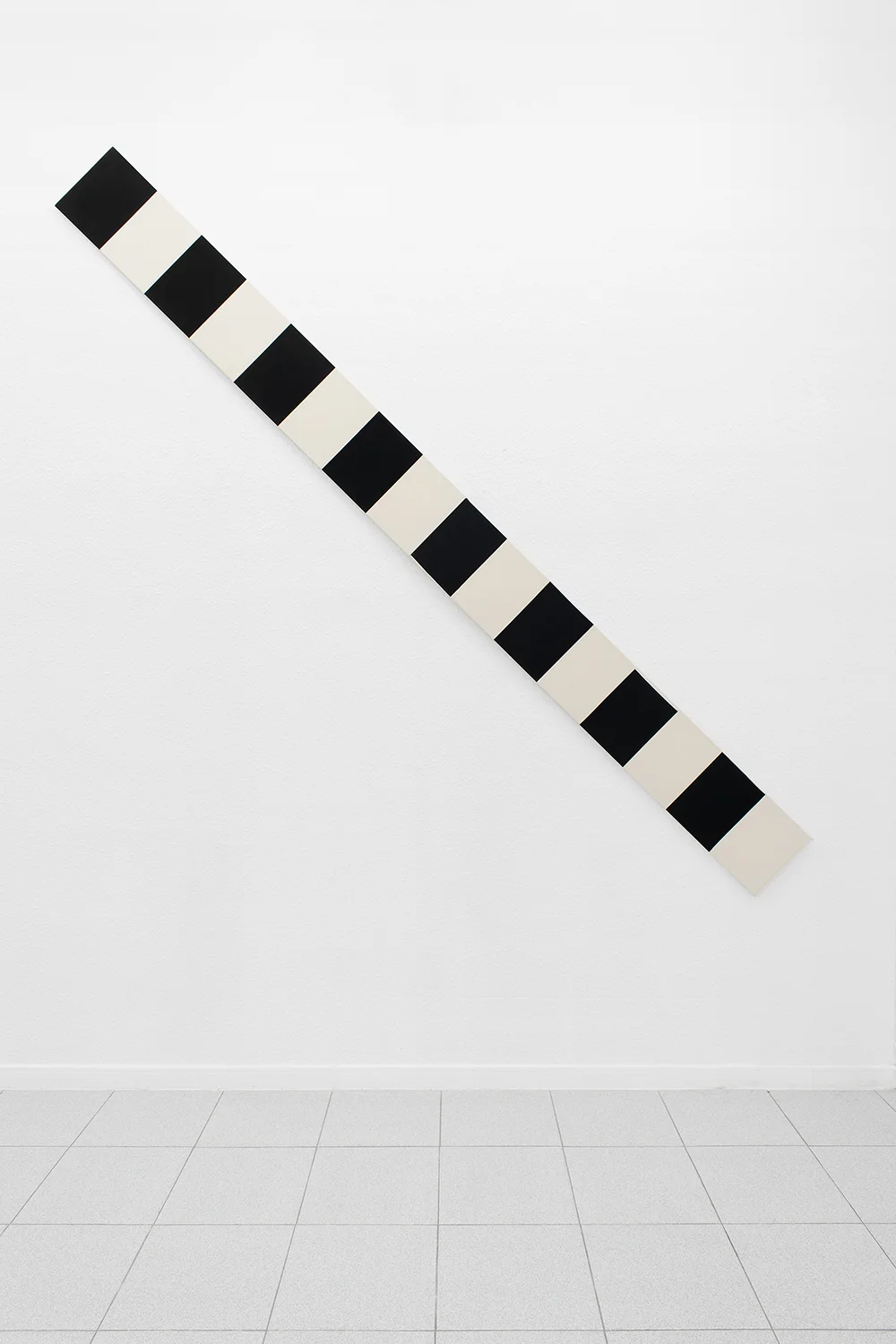 Augustus Thompson Natural Order (Starting Line), 2014 India Ink and pencil on canvas 12 x 144 inches