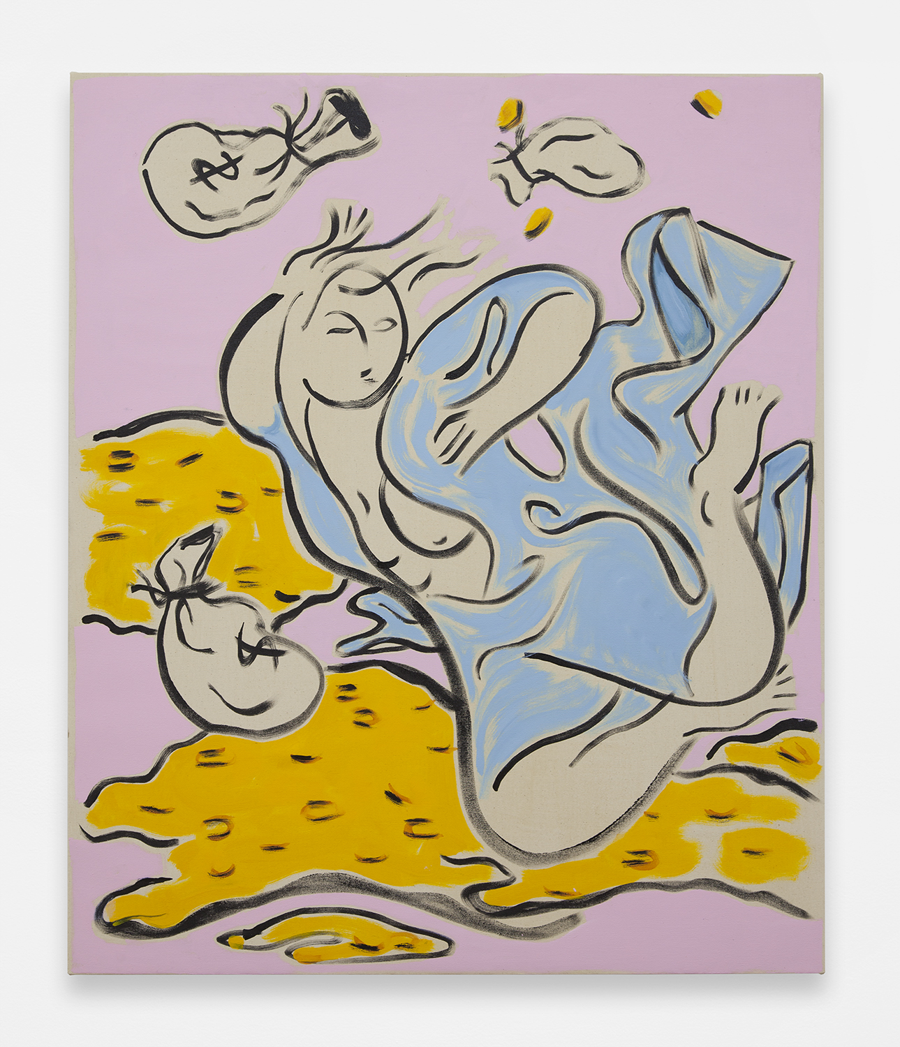 Jack McConville Law of Gravity , 2013 Oil on canvas 47.5 x 41.25 inches