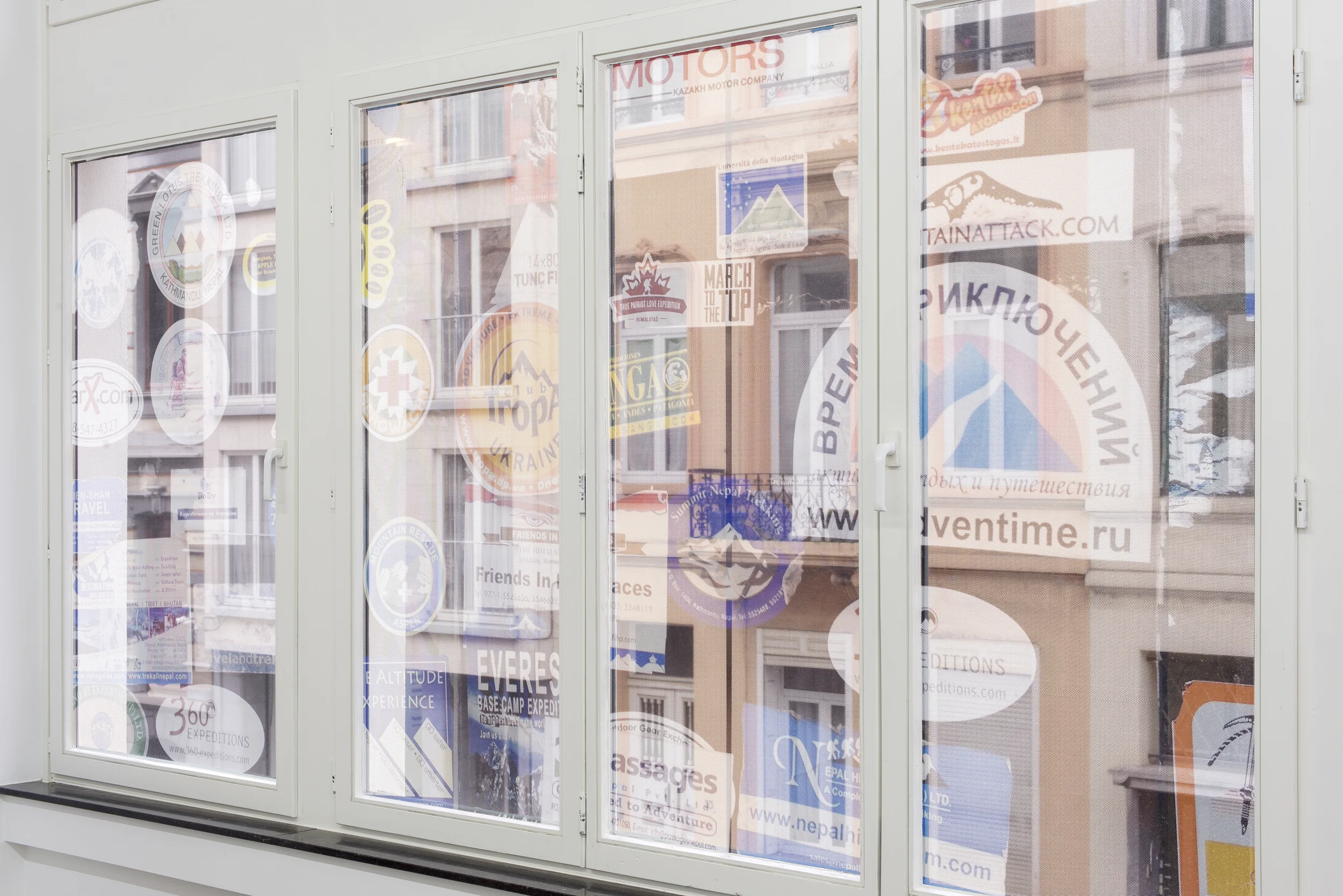 Installation view from Reversed Effort @ Galerie Rodolphe Janssen (detail)