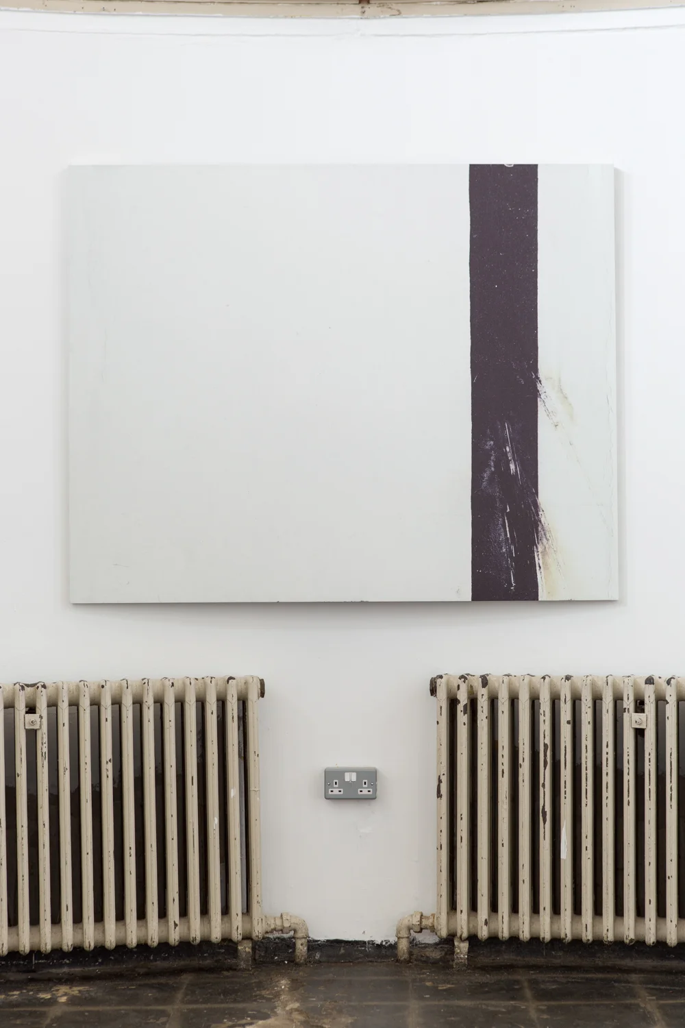 Alex Perweiler Sideburns, 2014 UV curable ink and paint on aluminium panel 48 x 60 inches