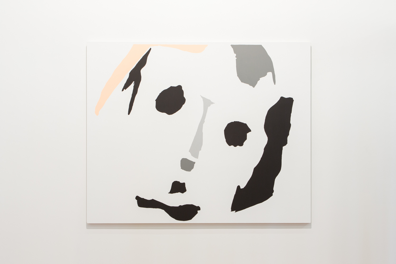 Andrew Gbur Untitled , 2014 Gouache and screenprinting on canvas 68 x 84 inches