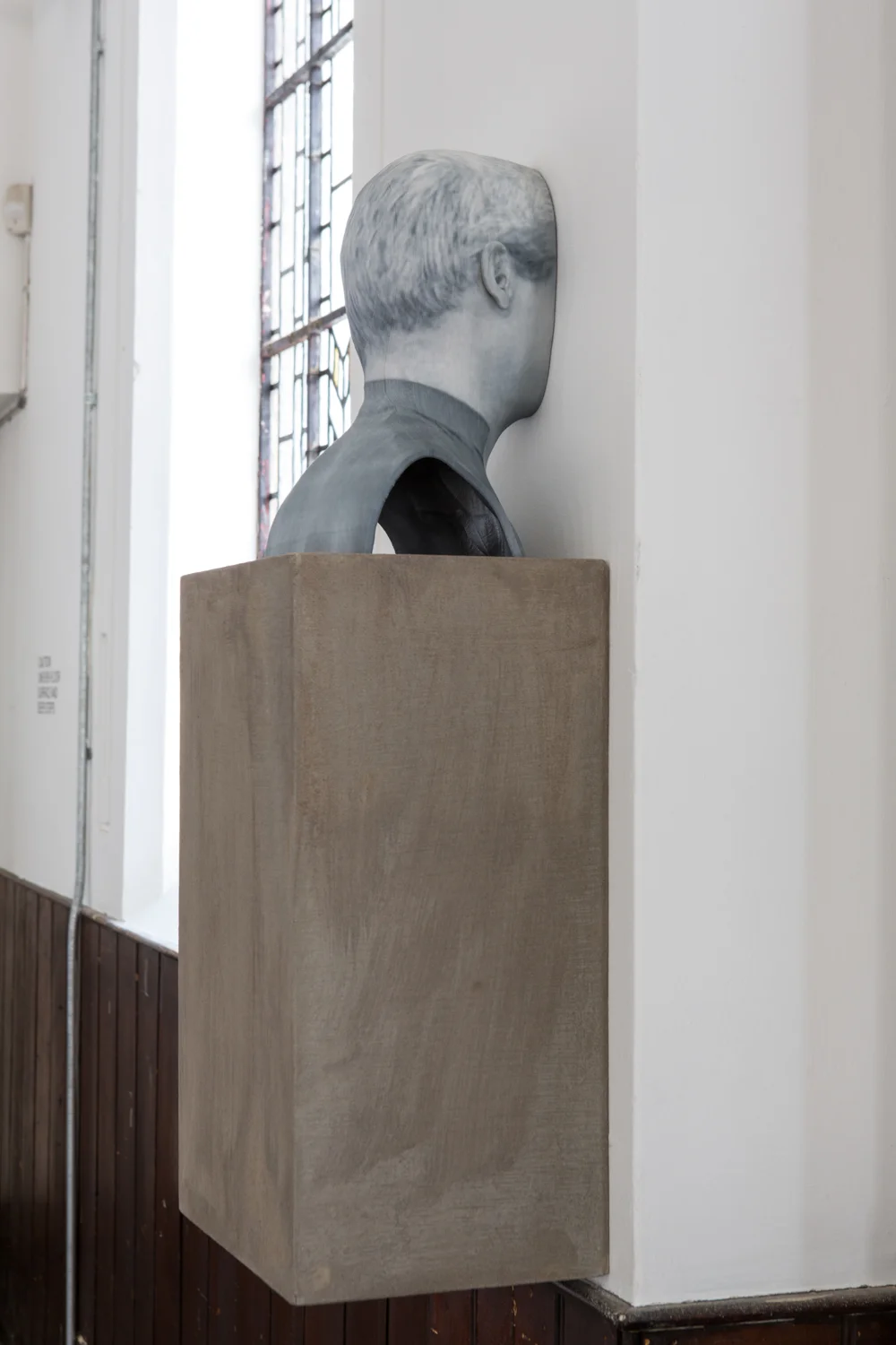 Zachary Susskind (CONFERENCE) Men of Words (1) , 2014 Pigmented plaster ZPrint, concrete 5 x 9 x 8 inches