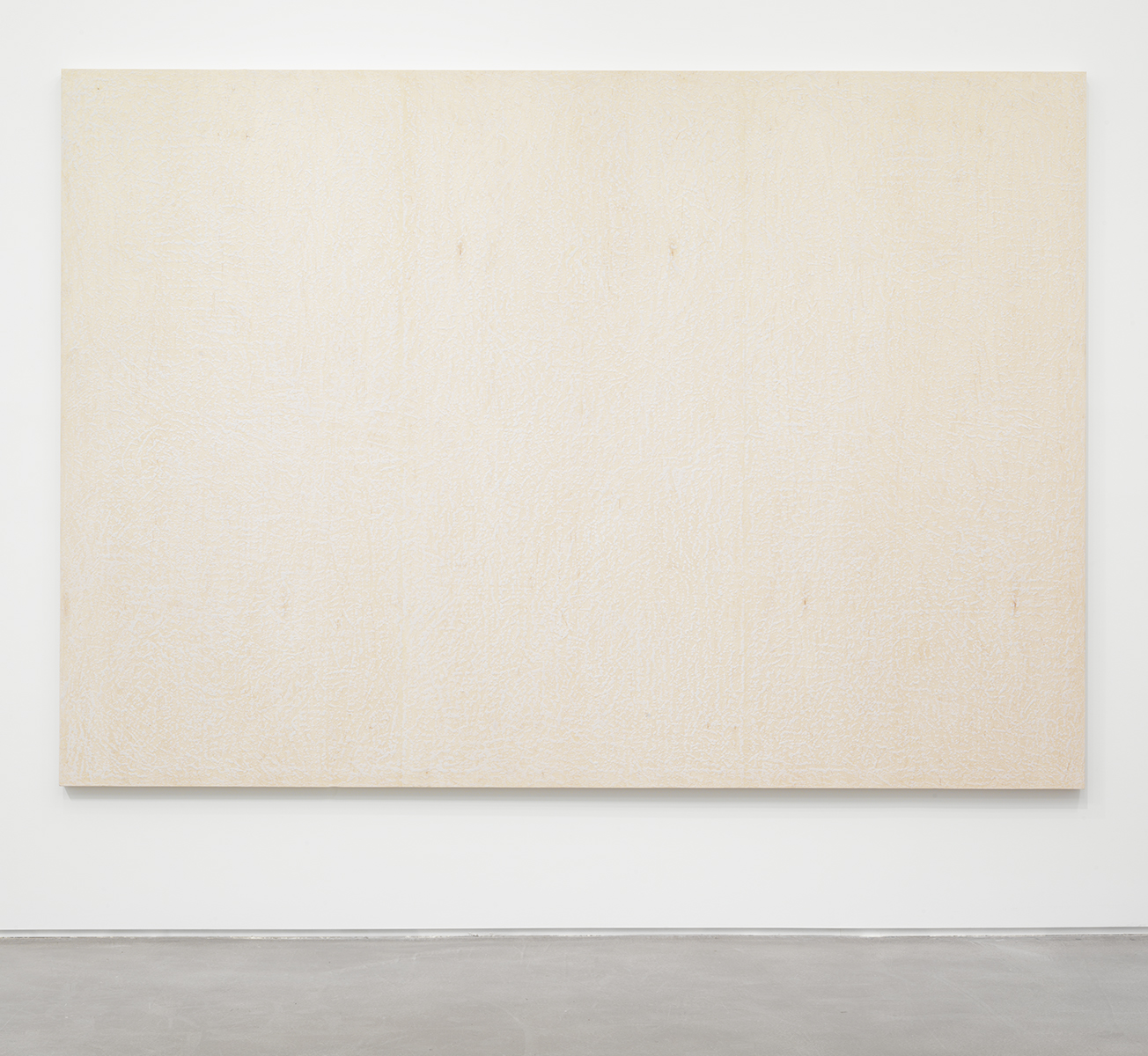 Da Bull , 2013 Surf wax on wood panel 120 x 84 inches