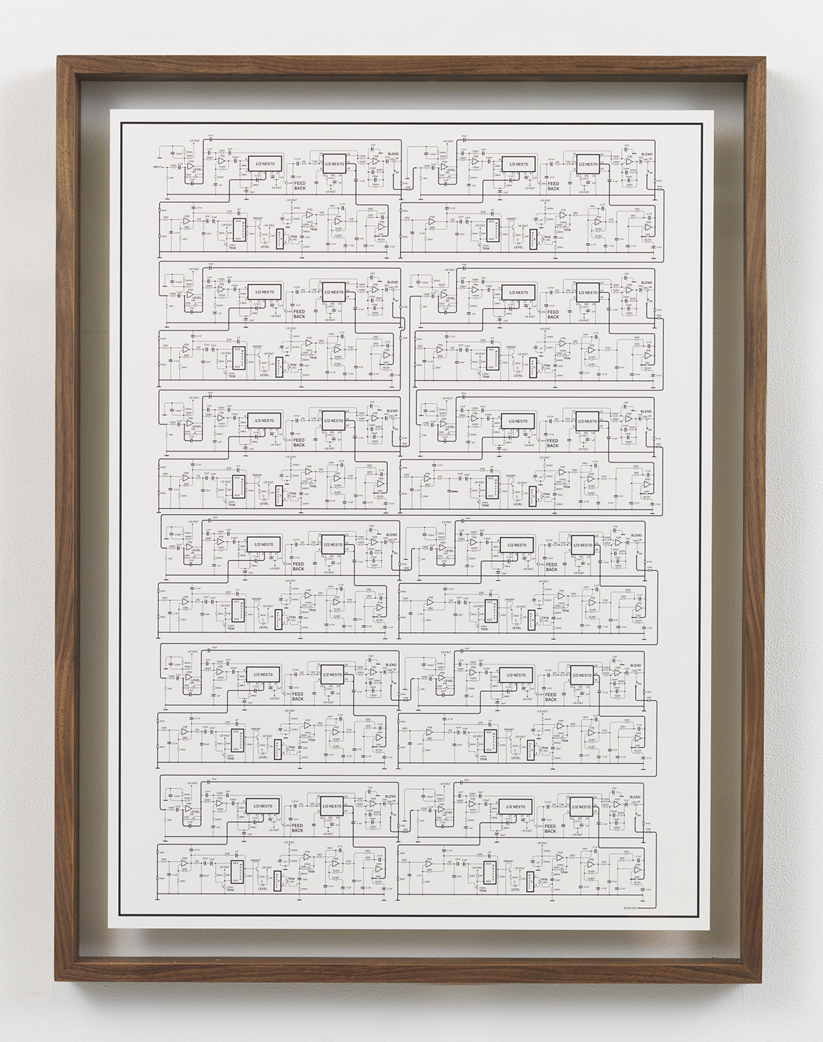 Deluxe Memory Man Cascade , 2015 Inkjet print in artist frame 33.75 x 25.75 inches