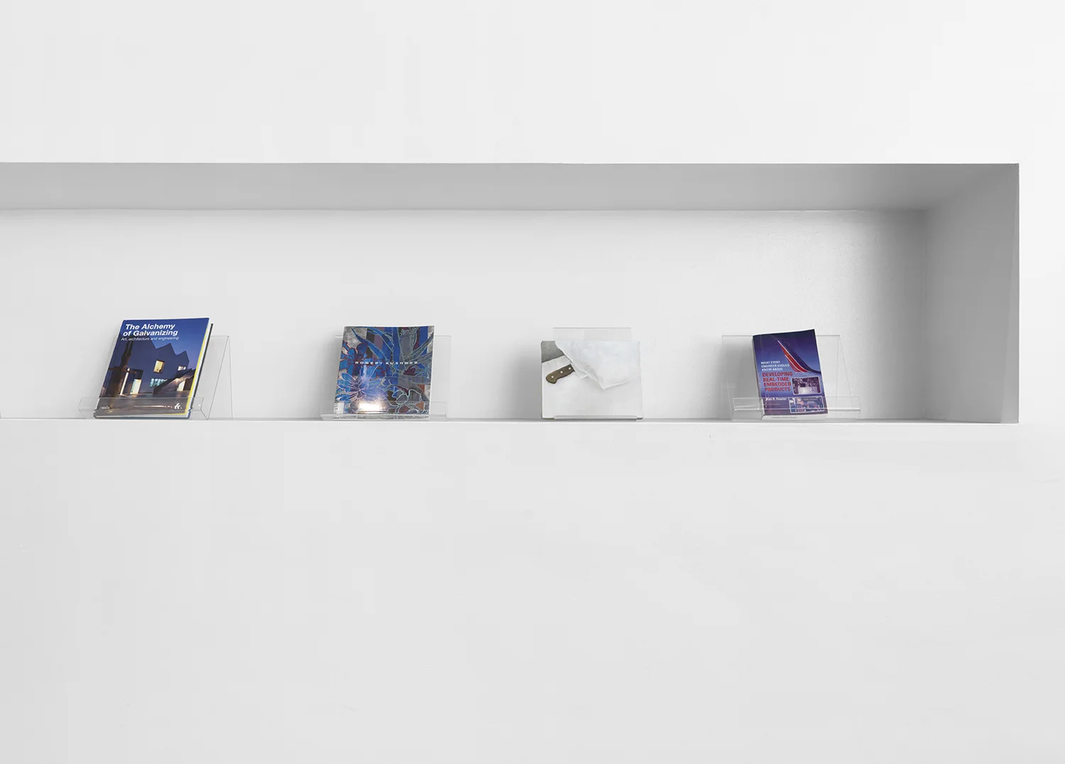 Installation view from Read @ the Cooper Union Library 