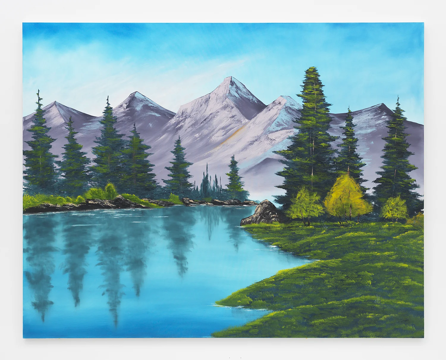Purple Mountain Range , 2014 Oil on canvas 66 x 84 inches
