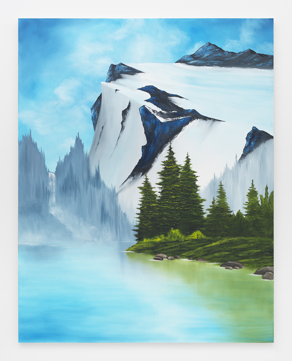 Glacier Lake , 2015 Oil on canvas 84 x 66 inches