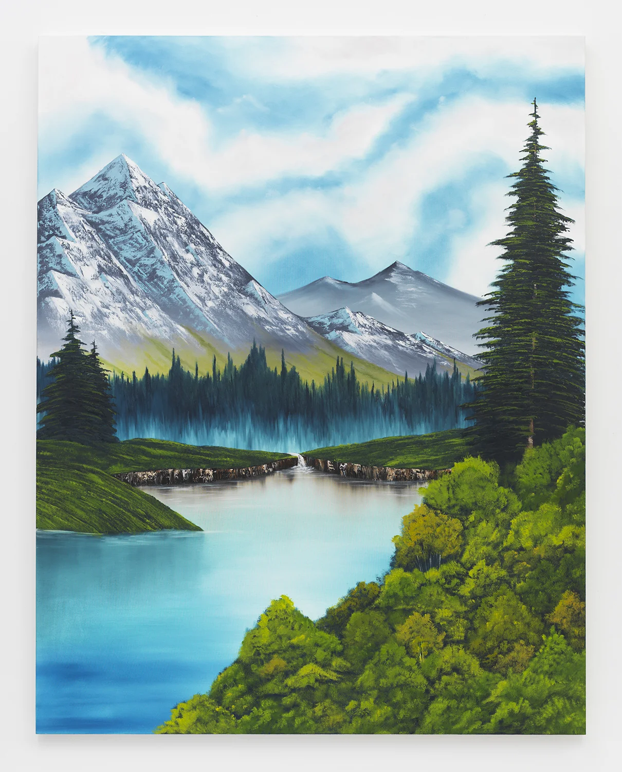Valley of Tranquility , 2015 Oil on canvas 84 x 66 inches