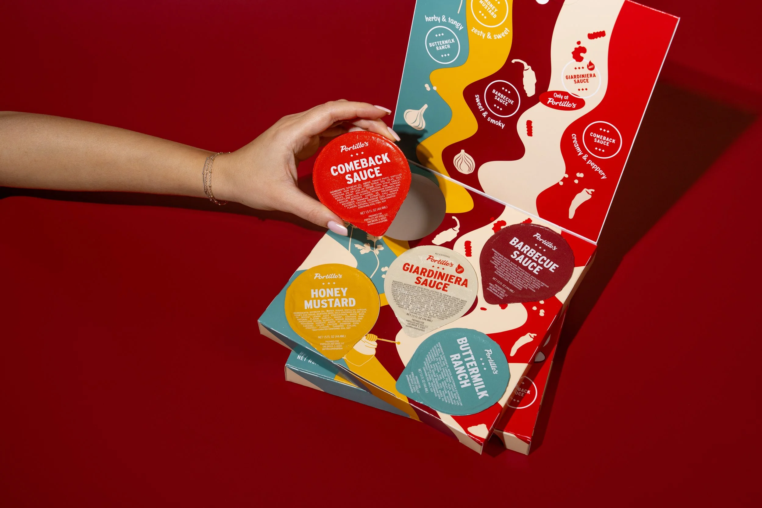 Portillo's Sauce Flight