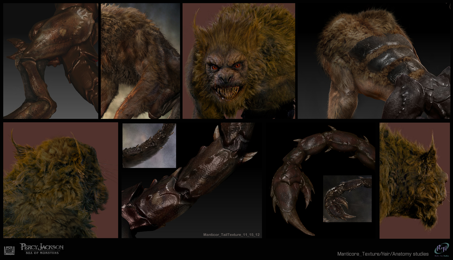 Percy Jackson_Manticore+texture studies.jpg