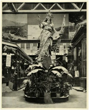 Statue of California, California Building, Chicago World's Fair, 1893
