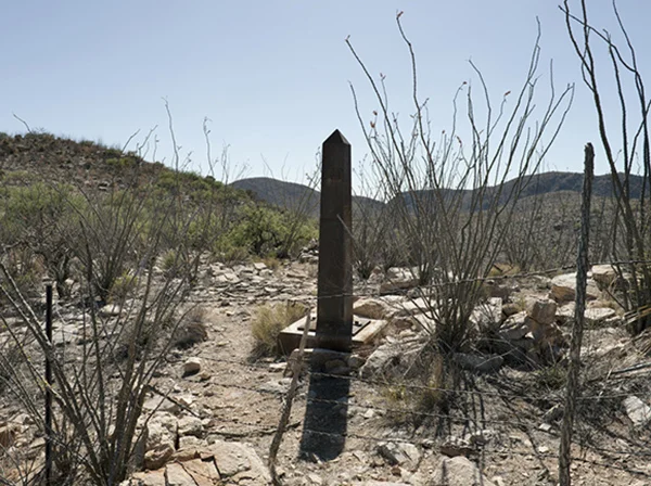 Border Monument No. 140 - N31º29780' W111º35.206', 2011 | Photo courtesy of David Taylor