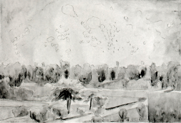 Drawing by Hillary Mushkin