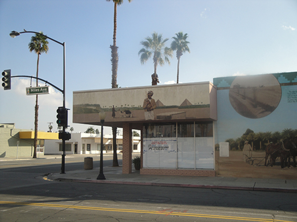 Date mural detail at the corner of Miles and Oasis in Indio, California | Photograph by Margo McCormick