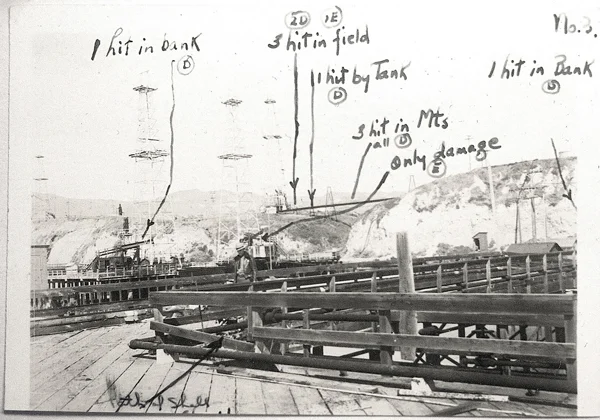 Untitled (Ellwood Shelling), Ralph Bradford, 1942 | Courtesy Paul Petrich, Jr.
