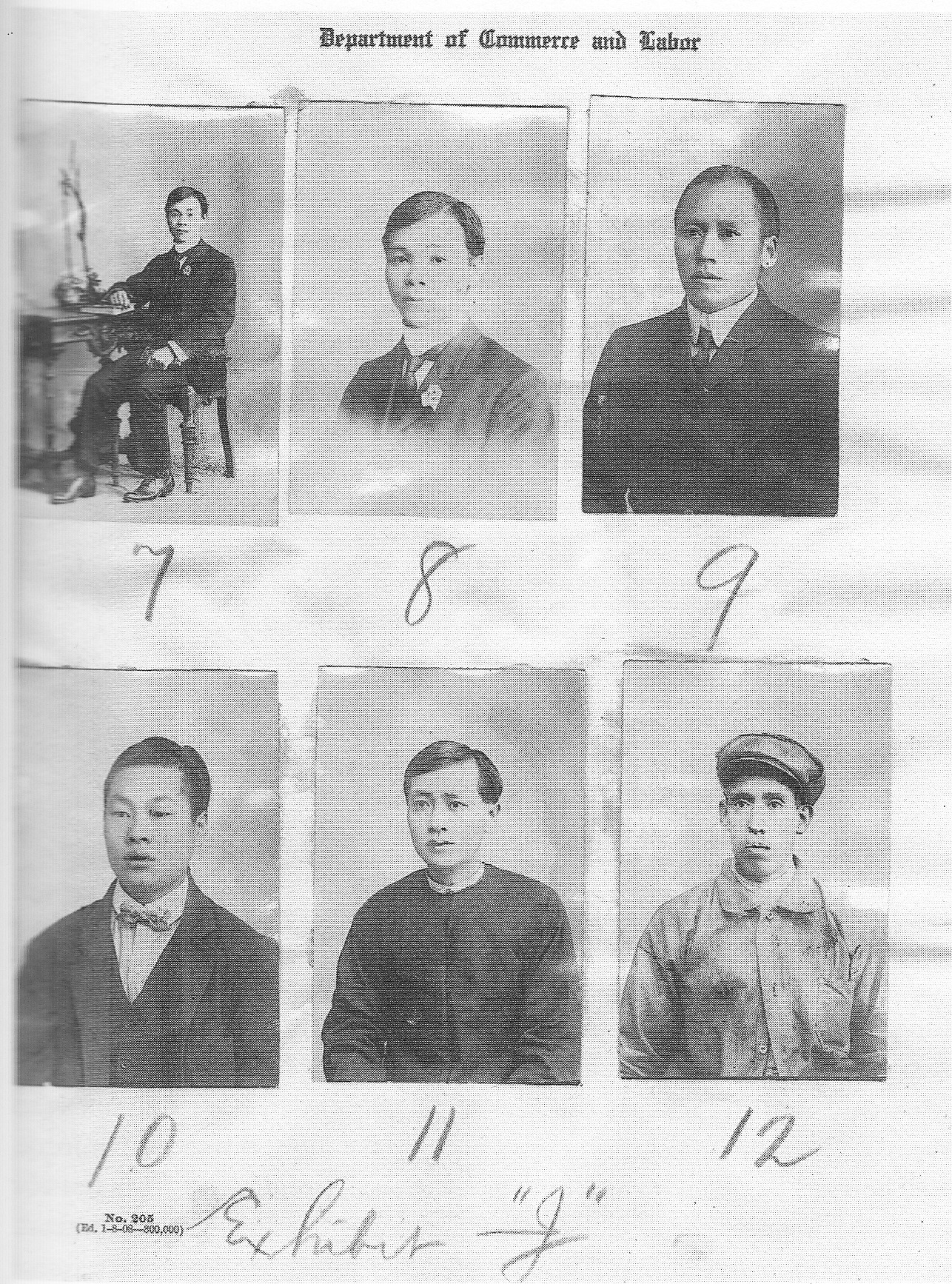 Chinese "passing" as Mexican, 1907 | National Archives