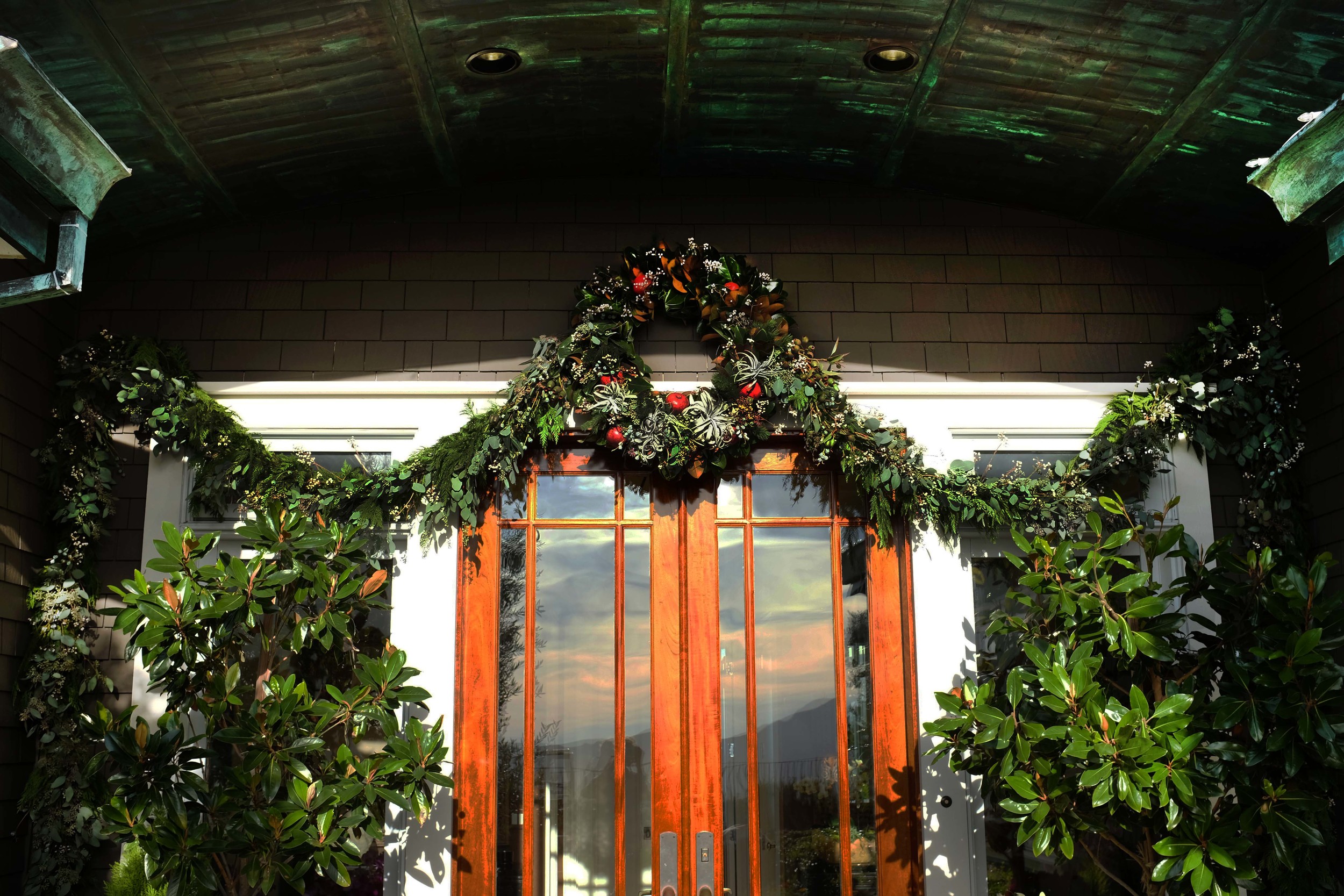 Holiday Wreath by designer Brandon Pruett and Lindsey Graves