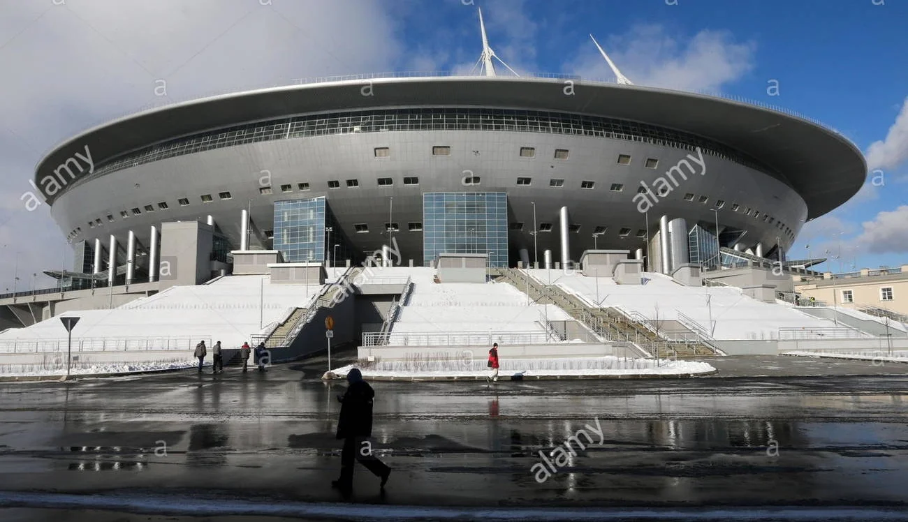 Zenit, St Petersburg St Petersburg's club favourites, Zenit home stadium.