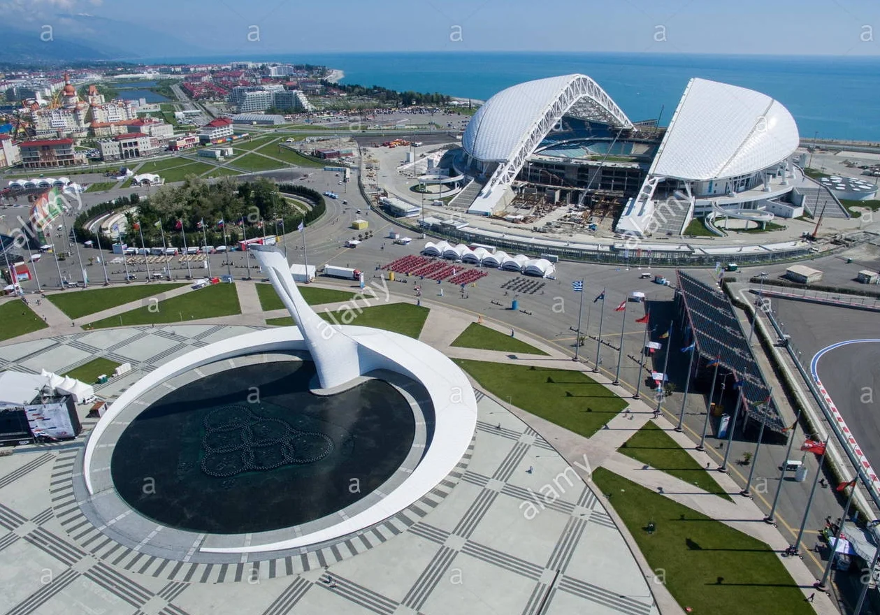Olympic Stadium, Sochi Semi-tropical sexting on the Black Sea. Bring suntan lotion and a bathing suit.