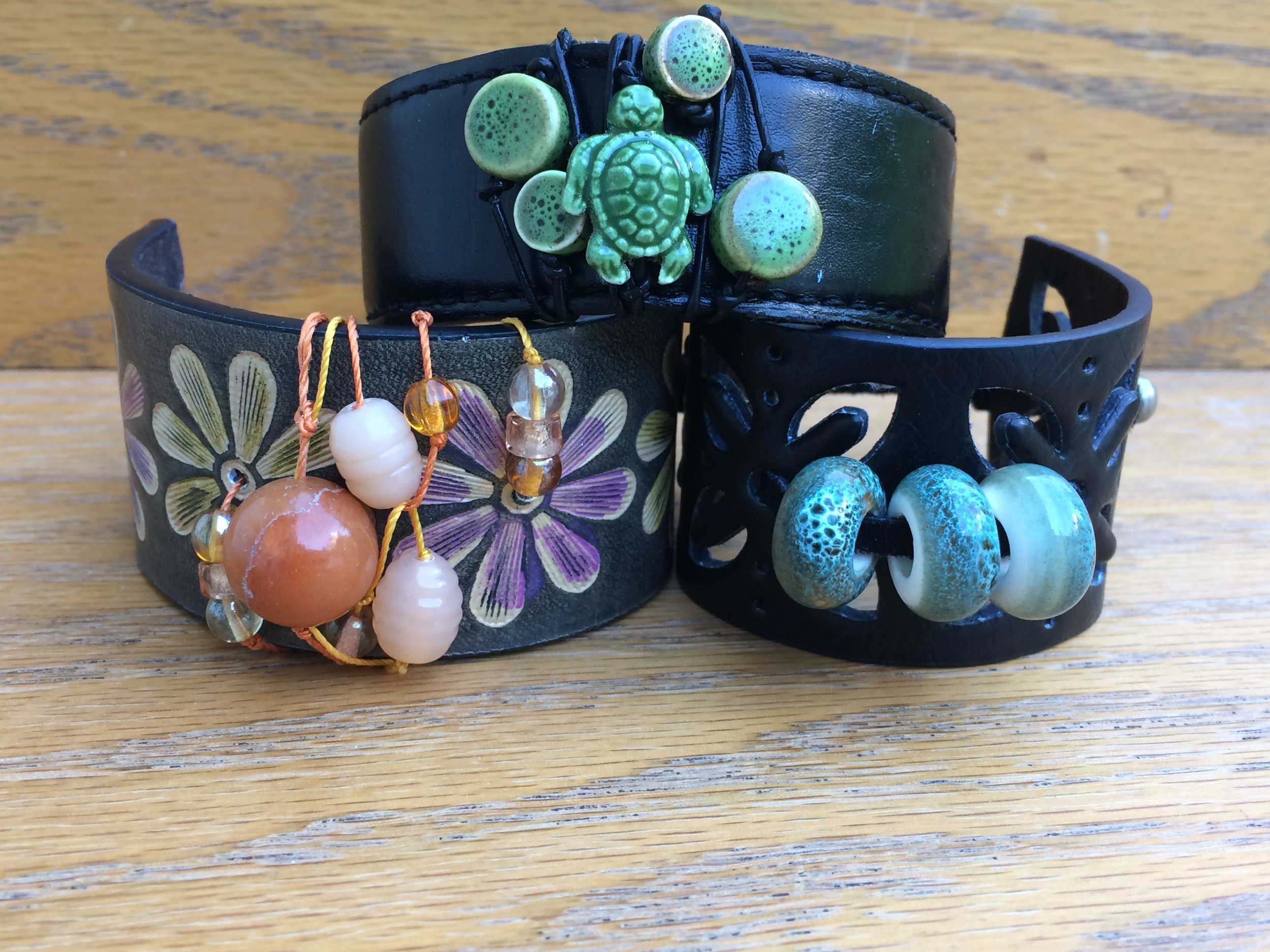 Leather Bracelet From Recycled Belts — The Chattery