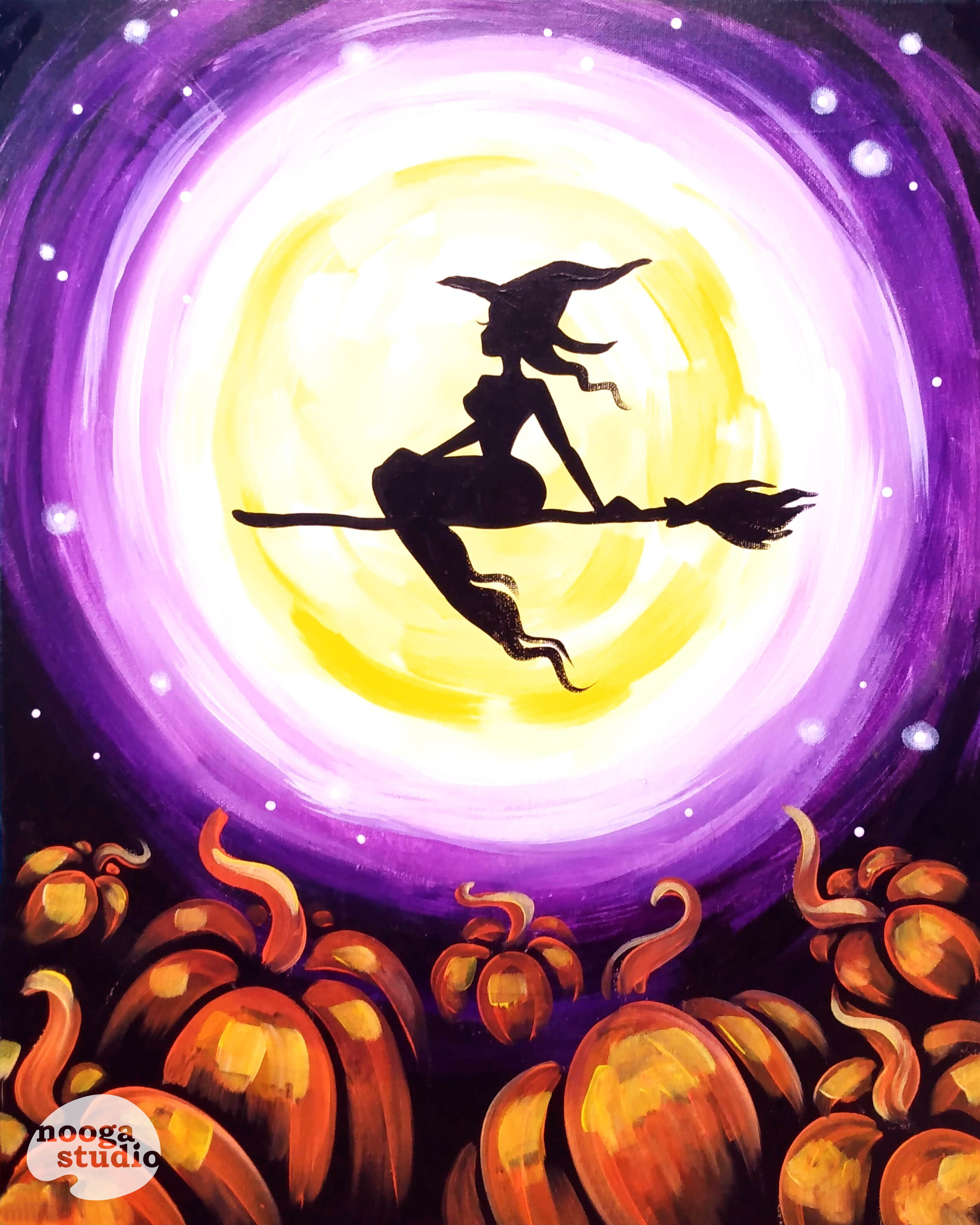 Spooky Halloween Painting - IN-PERSON CLASS — The Chattery