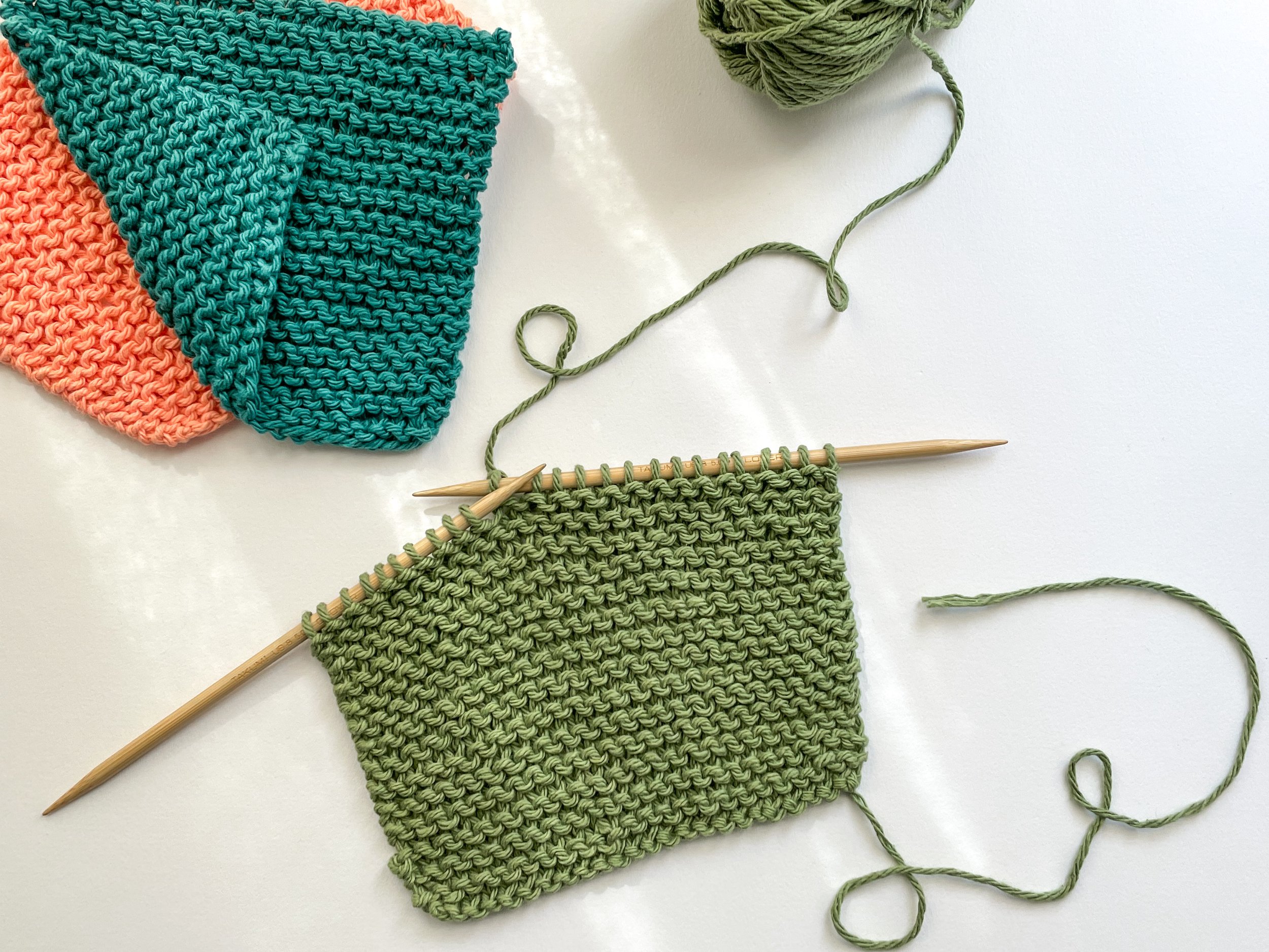 Two Part Beginner Knitting Workshop: Reusable Dishcloth - IN