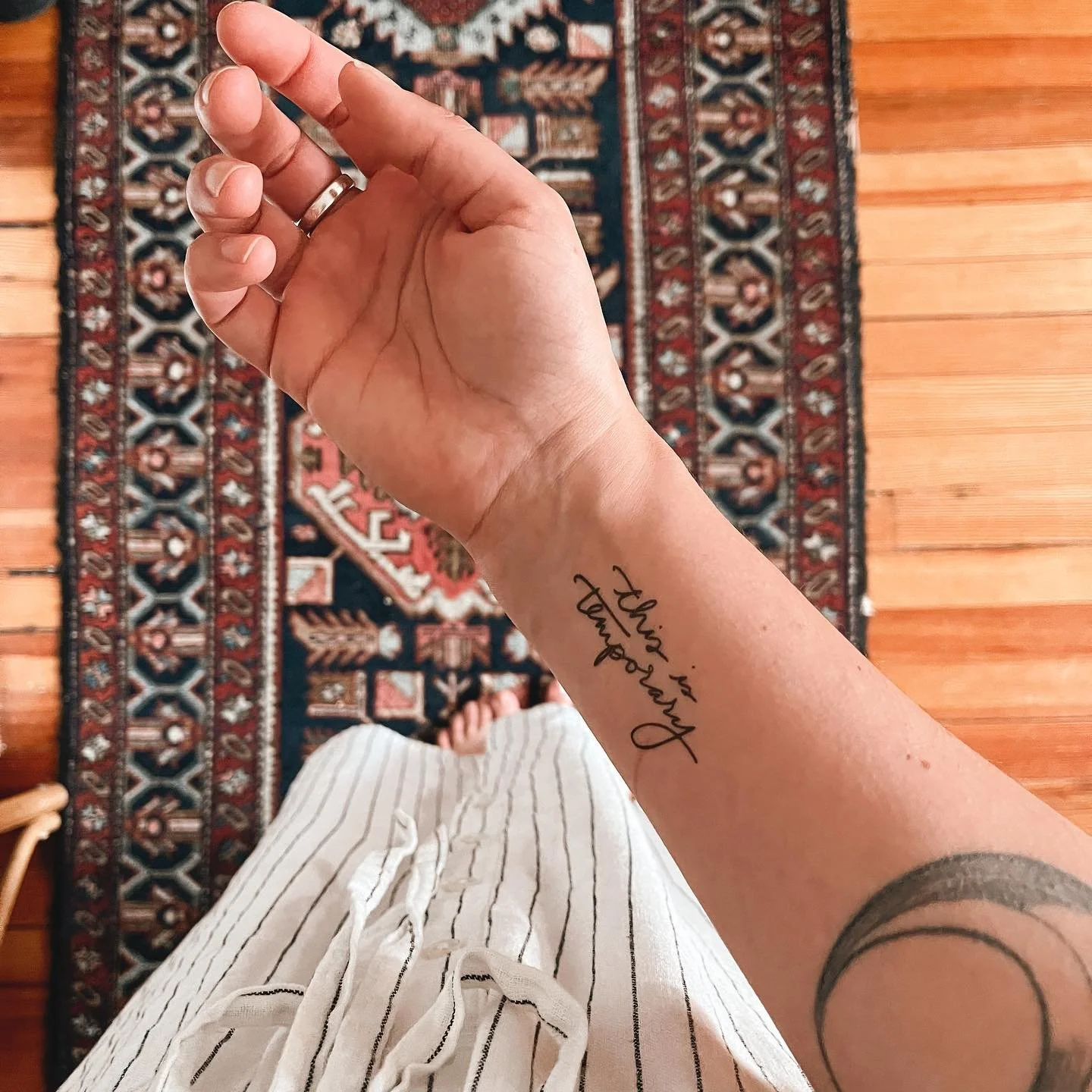 Let&rsquo;s do a giveaway! 🎉

This is temporary, a sweet reminder for when life gets hard (or when life is great). Temporary tattoos that wear off after a few days &mdash; as the message fades away, the message becomes even more poignant. Three winn