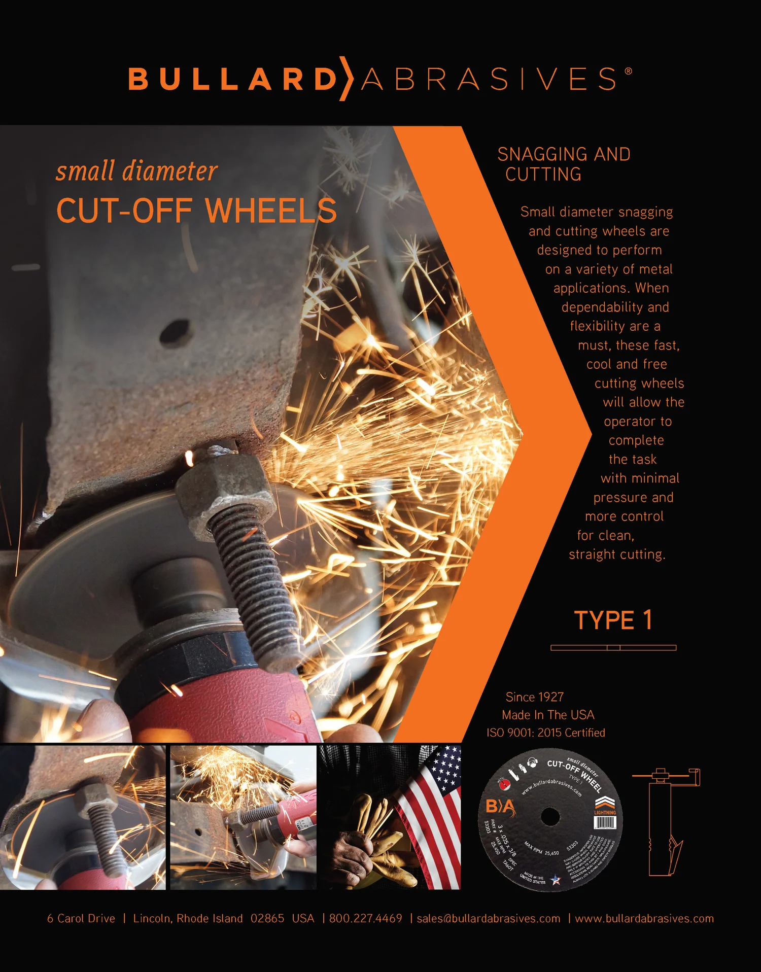Custom Grinding Wheels and Flap Disc Product Profile Sheets from