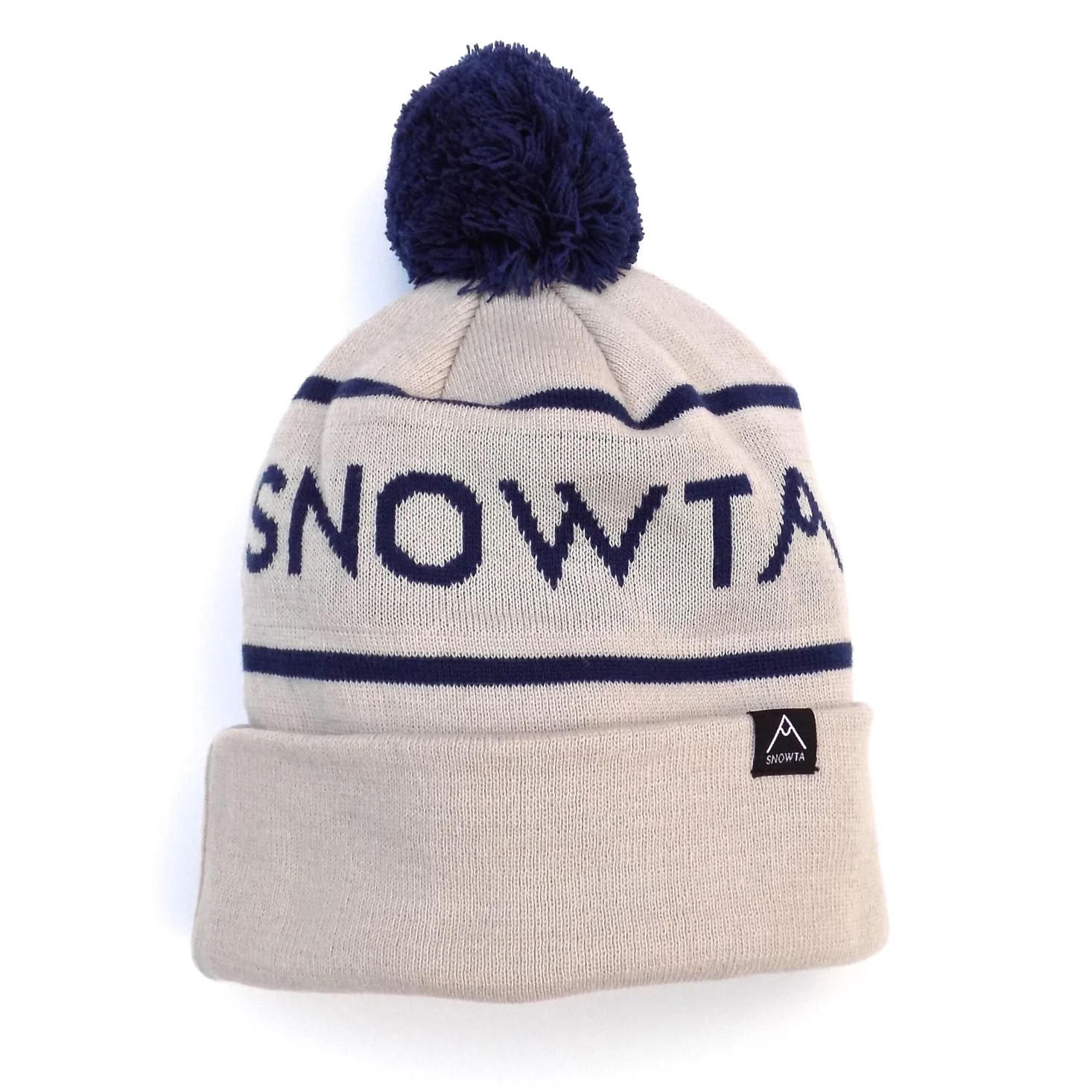 Snowta First Tracks Pom Beanie - Grey/Blue
